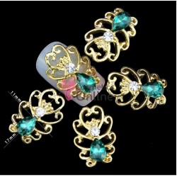 Decoratiuni 3D Metalice 197 Aurii Full Tips 